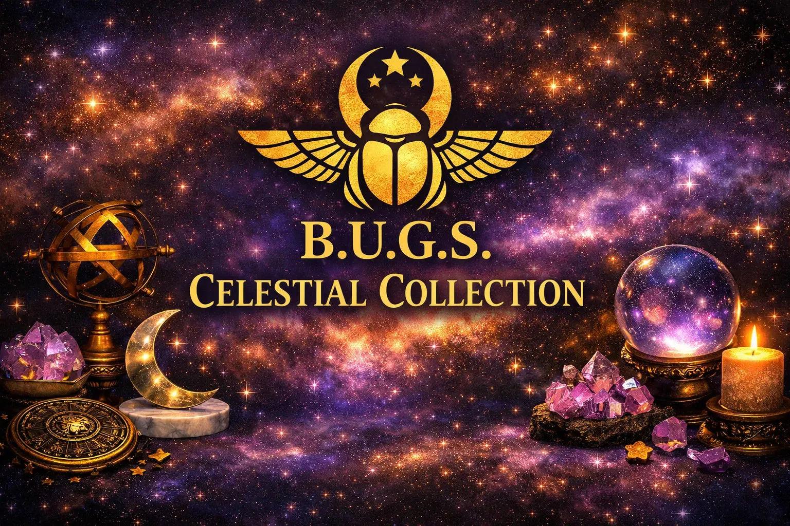 B.U.G.S. Celestial Collection of mystical gifts and crystals